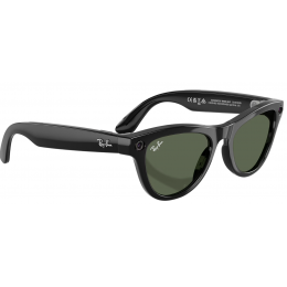 Умные очки Ray-Ban Meta* Skyler Gen 2 Shiny Black, Солнцезащитные линзы G-15 Green (RW4014)